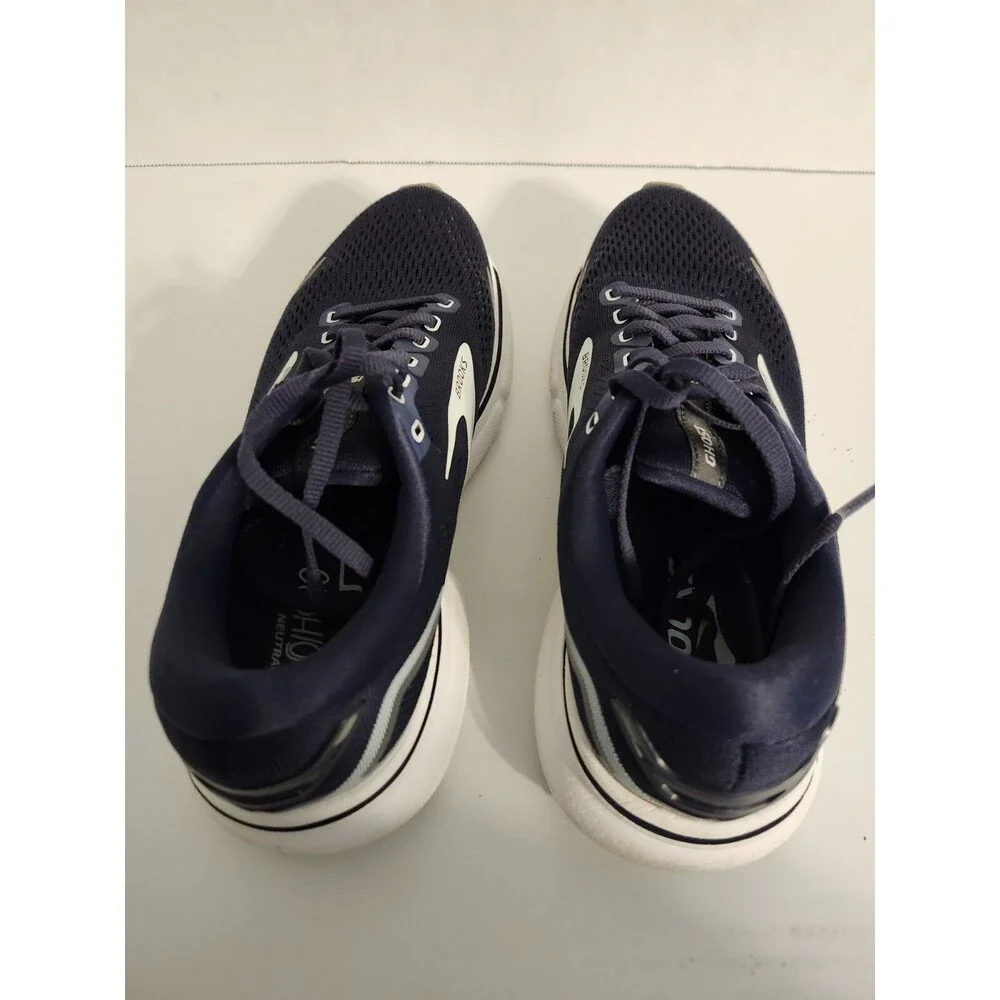 Women's Size 7.5 - Brooks Ghost 15 Wide Peacoat Pearl W Athletic Sneakers